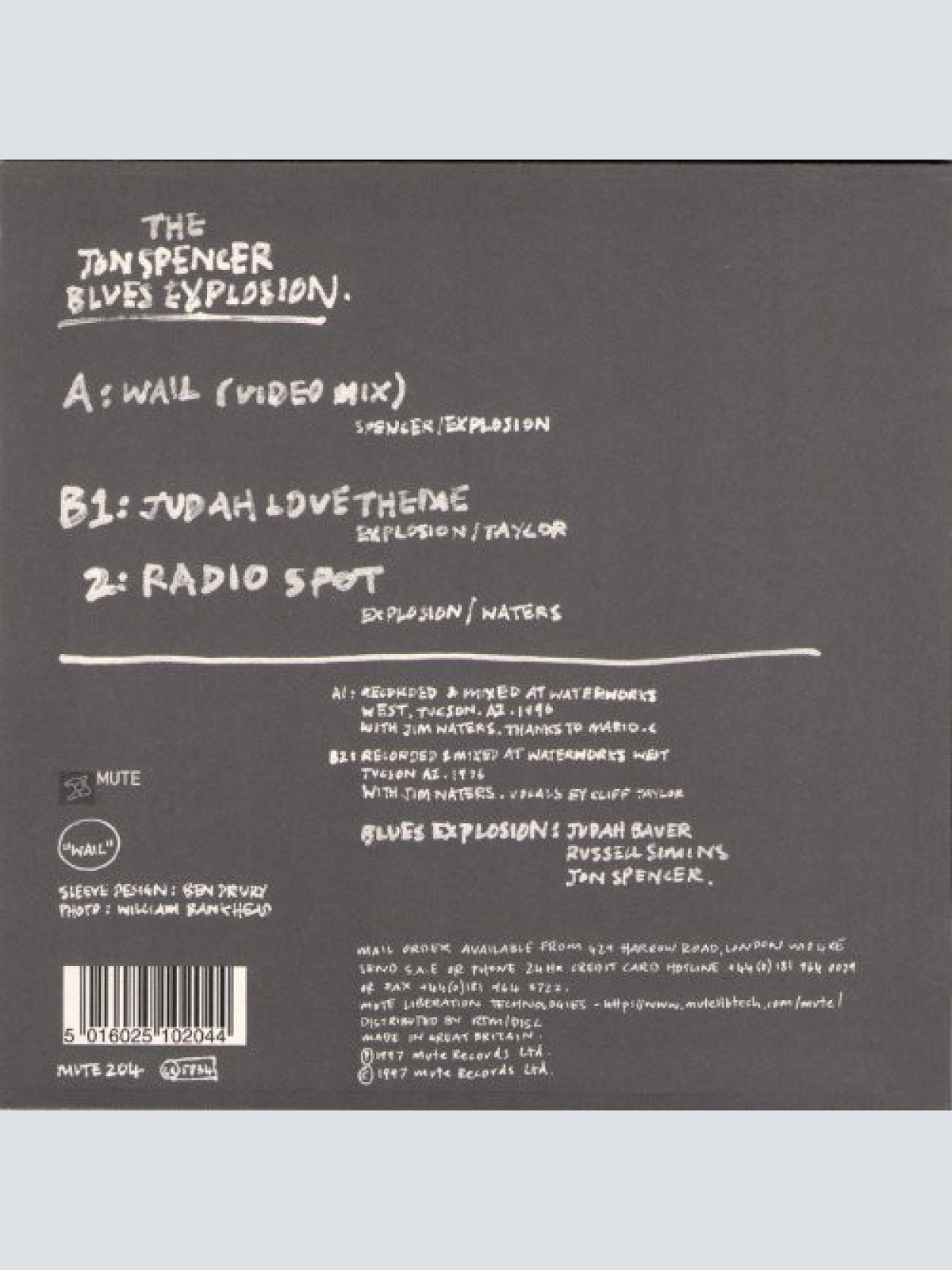 Vinyl / The Jon Spencer Blues Explosion - Wail