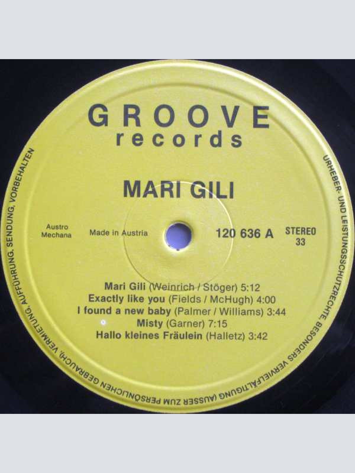 Vinyl / Zipflo Weinrich Quintett - Mari Gili