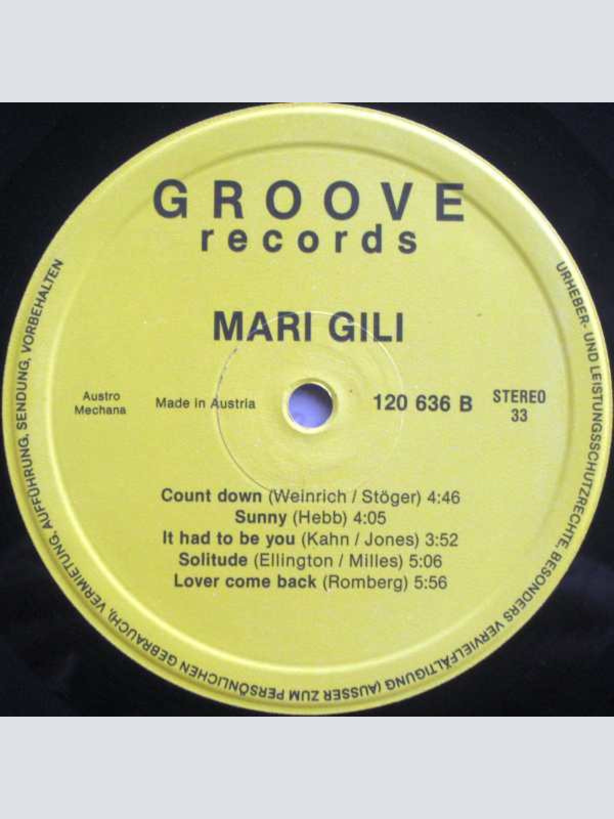 Vinyl / Zipflo Weinrich Quintett - Mari Gili