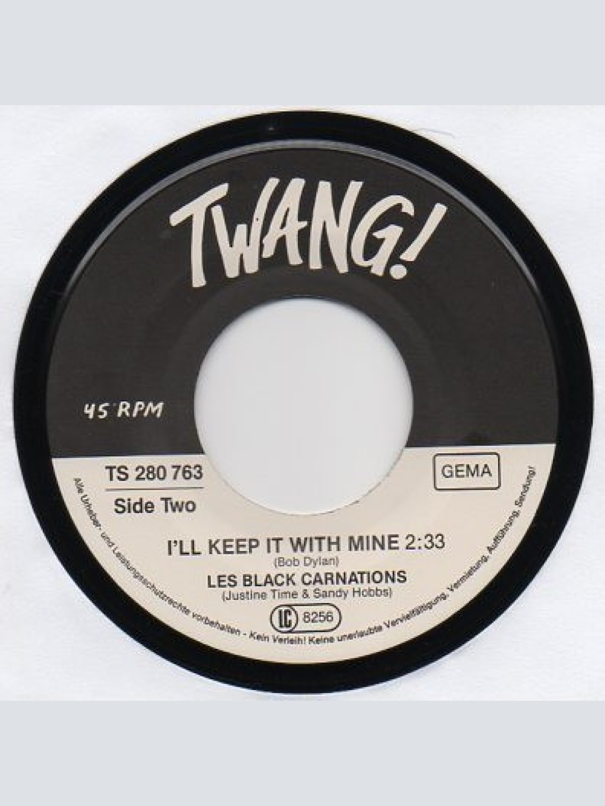 Vinyl / Les Black Carnations - What Time Did You Say It Is In New York City