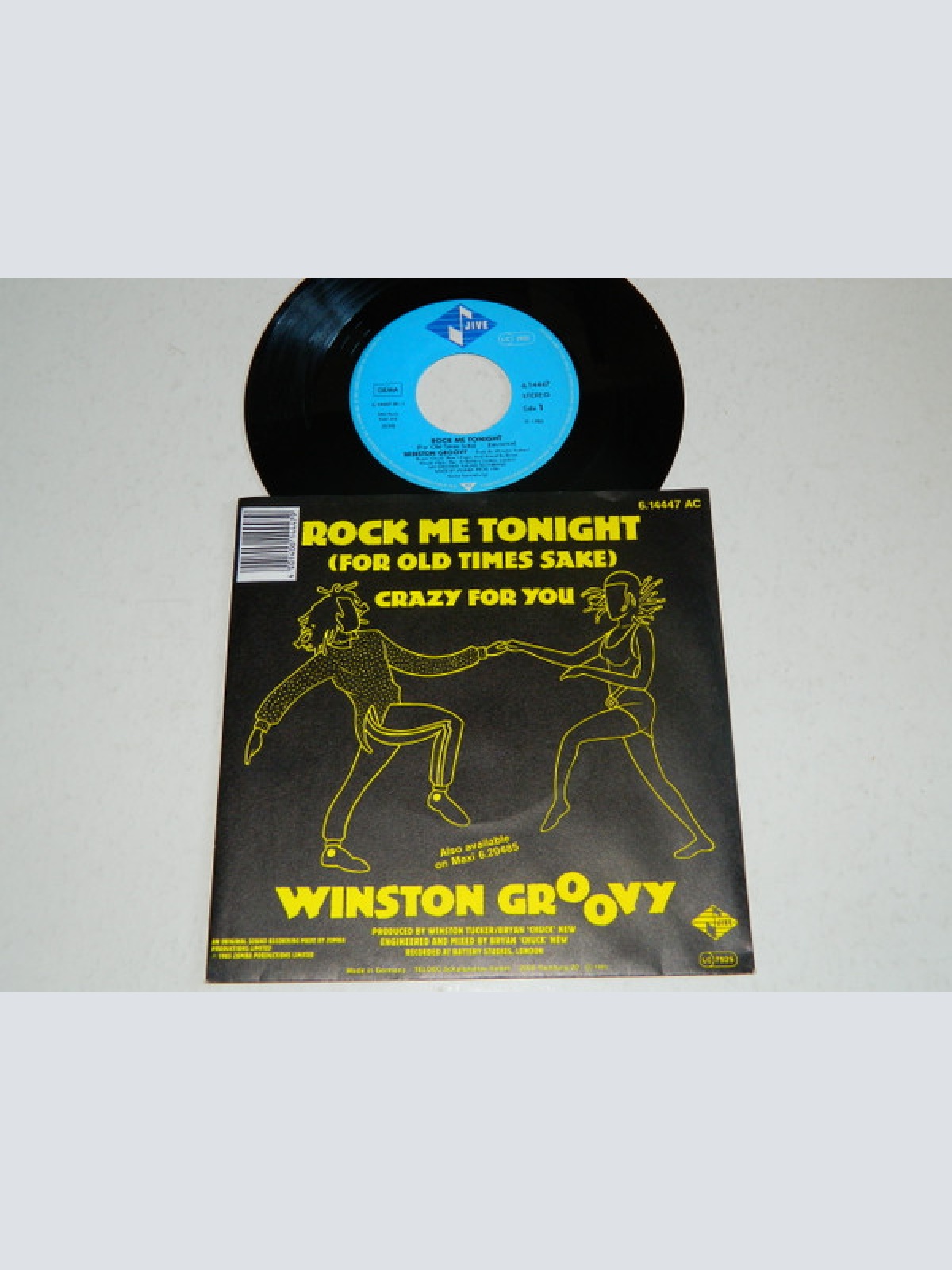 Vinyl / Winston Groovy - Rock Me Tonight (For Old Times Sake)