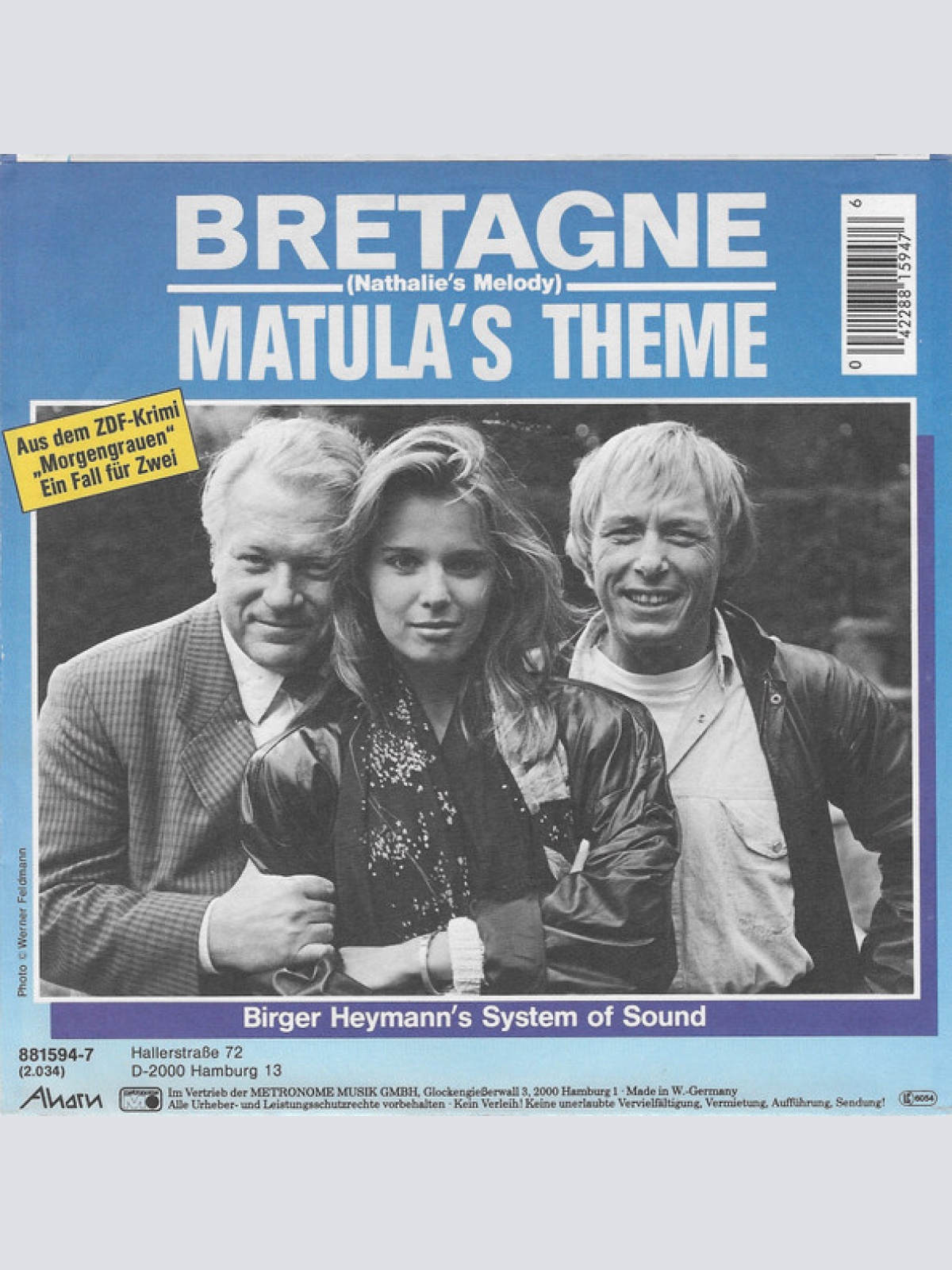 Vinyl / Birger Heymann's System Of Sound - Bretagne (Nathalie's Melody)