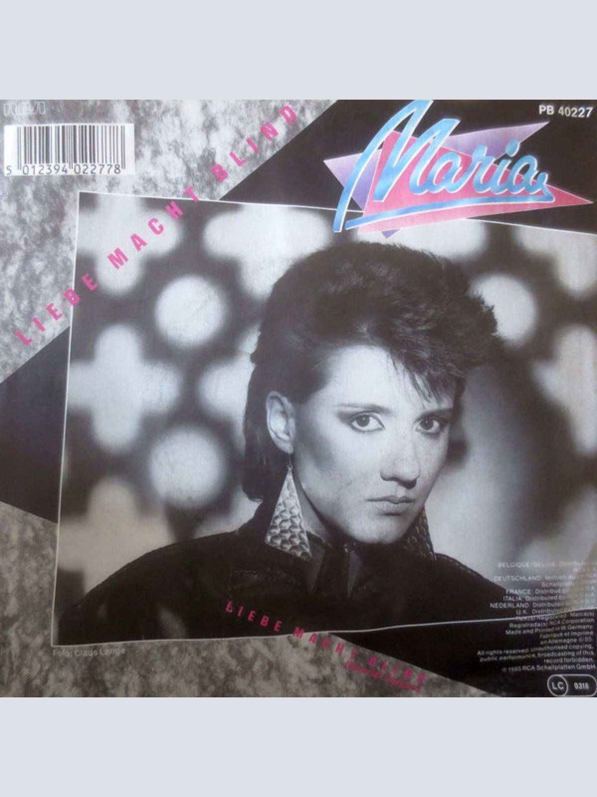 Vinyl / Maria (41) - Liebe Macht Blind