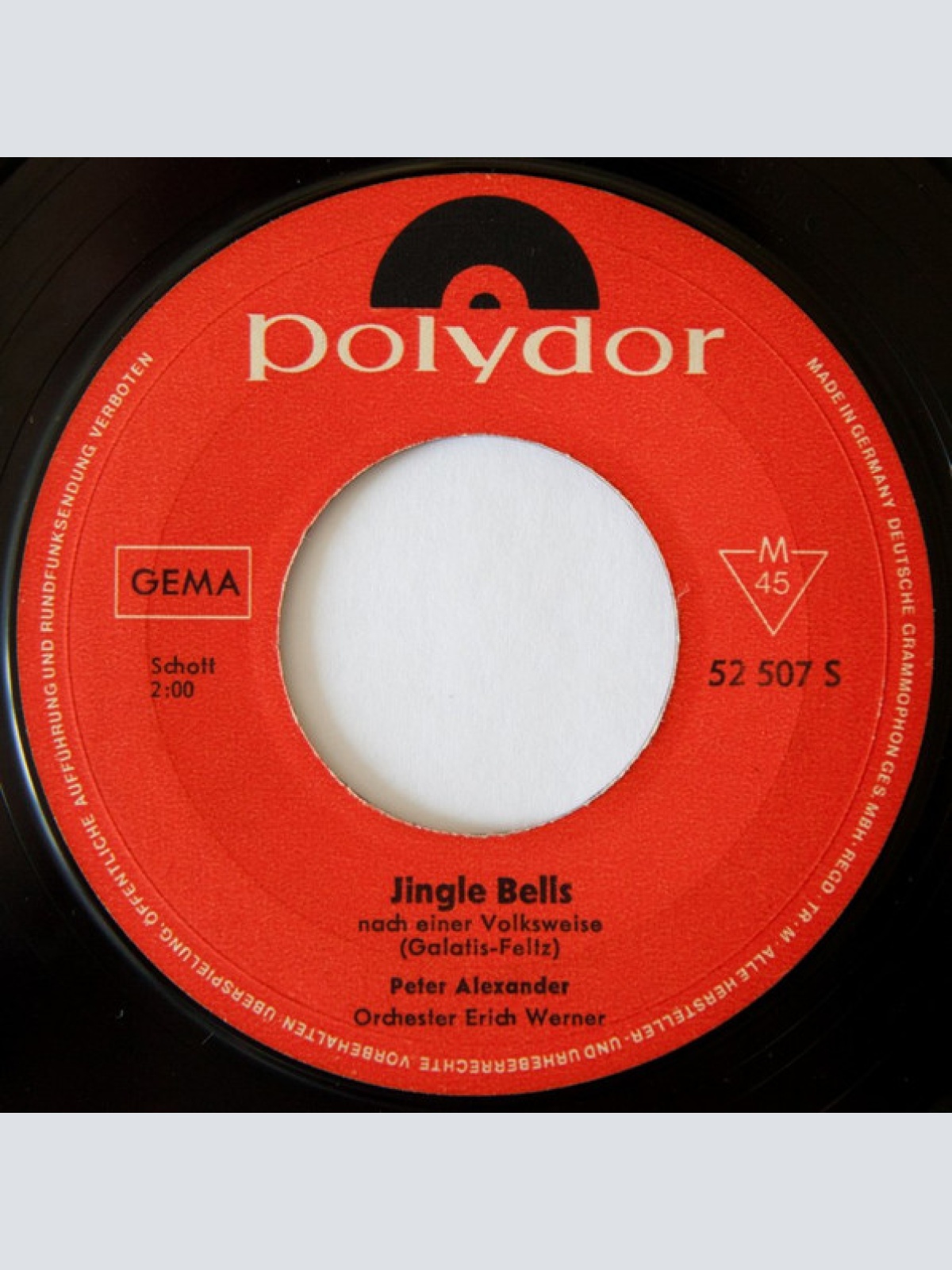 Vinyl / Peter Alexander - Heidschi-Bum-Beidschi / Jingle Bells (Schlittenfahrt)