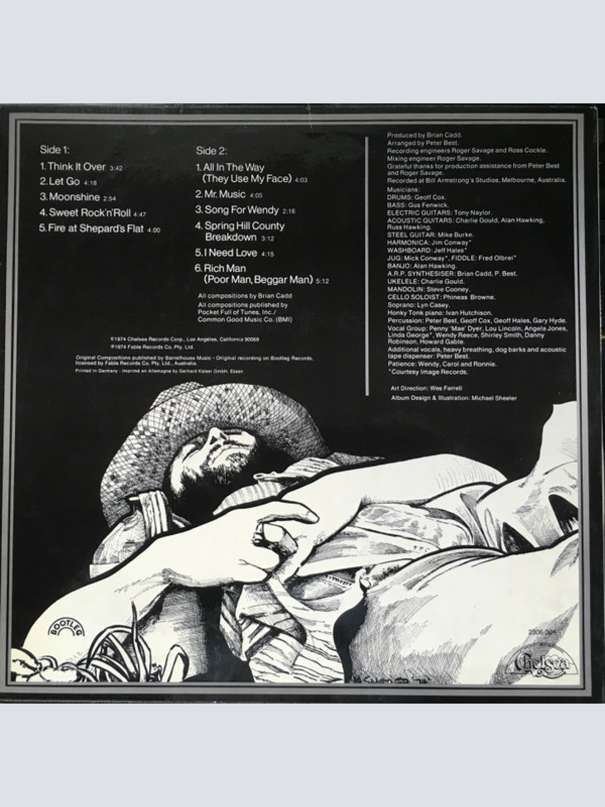 Vinyl / Brian Cadd - Moonshine