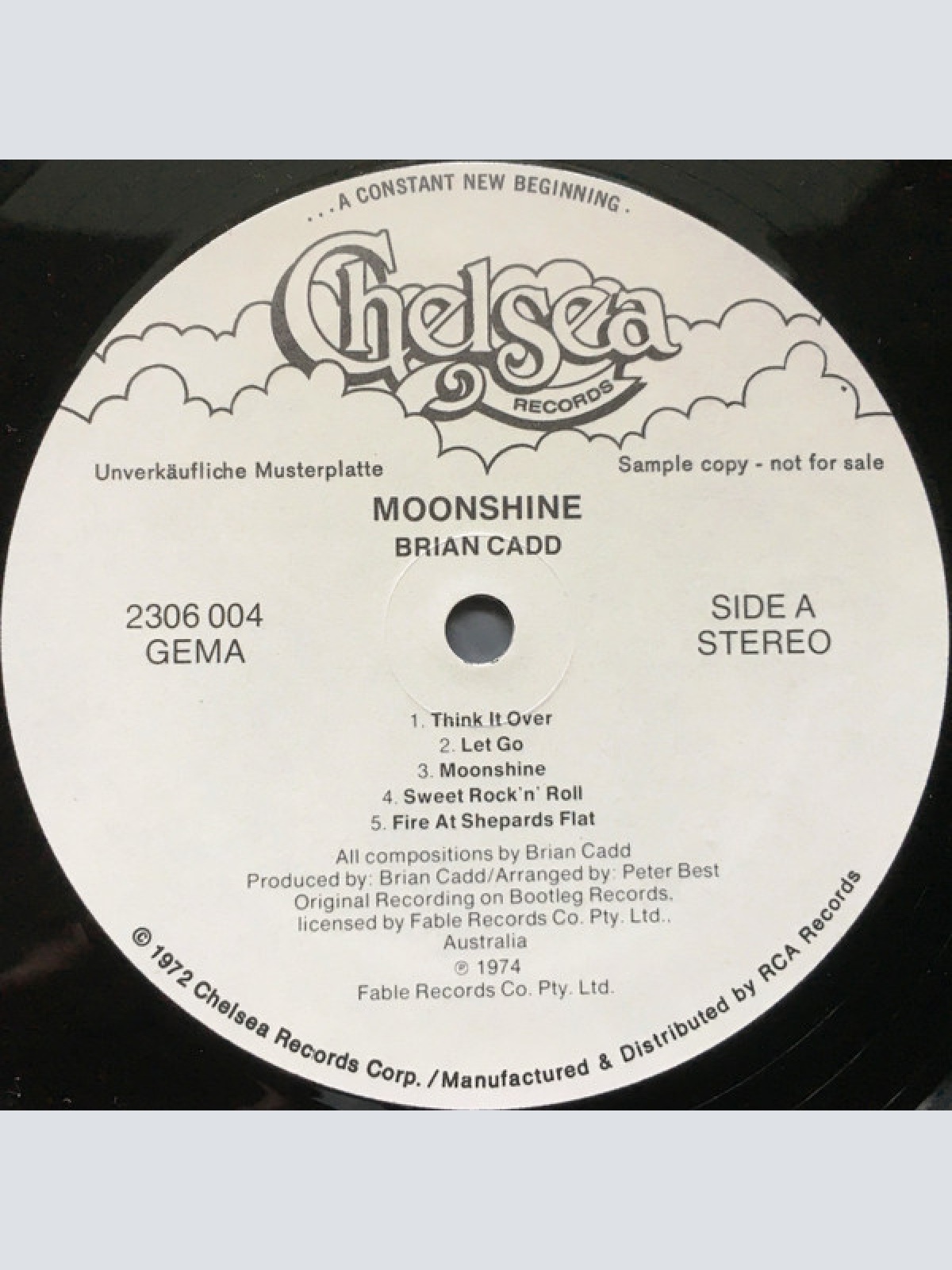 Vinyl / Brian Cadd - Moonshine
