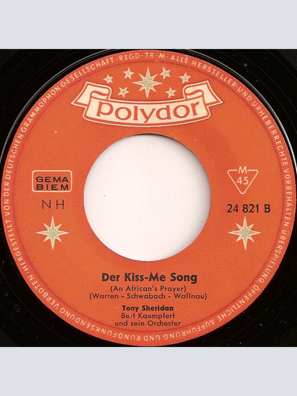 Vinyl / Tony Sheridan - Ich Lieb' Dich So (Ecstasy)