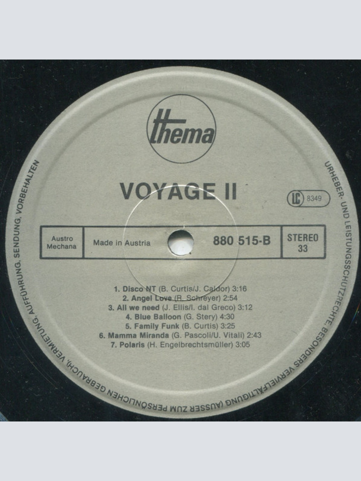 Vinyl / Voyage II - The Second Step