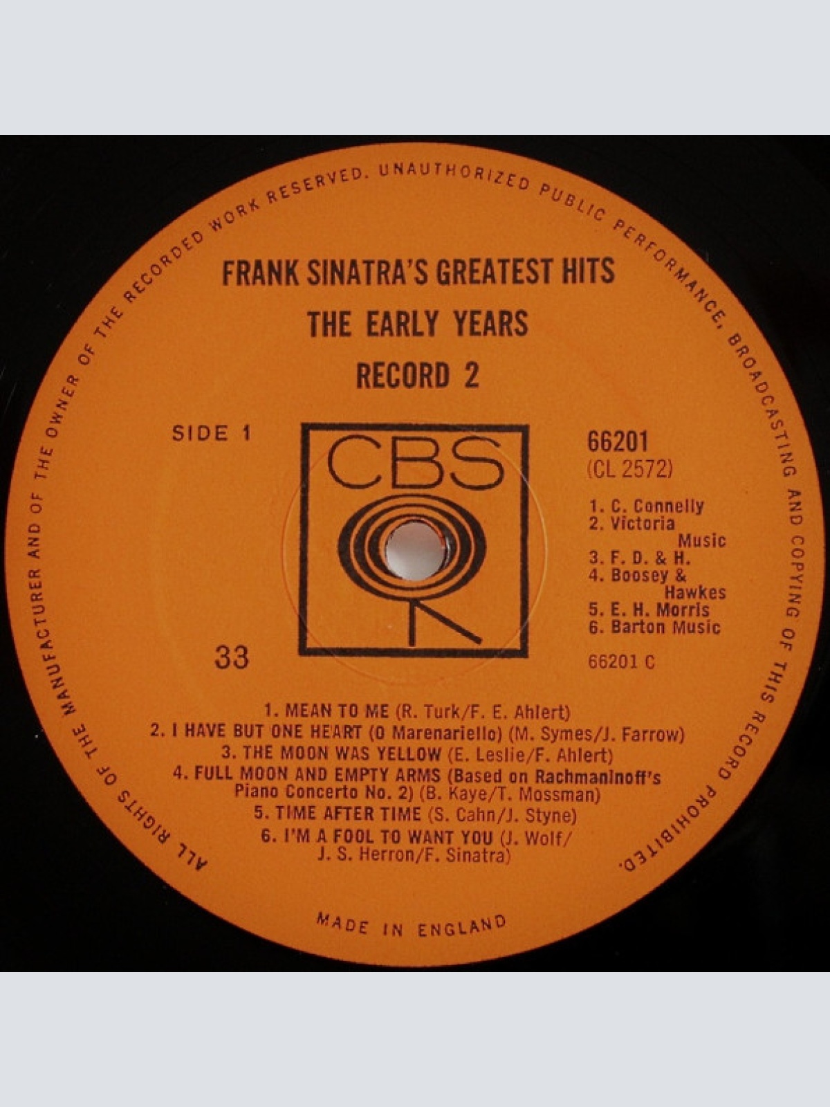 Vinyl / Frank Sinatra - Frank Sinatra's Greatest Hits The Early Years