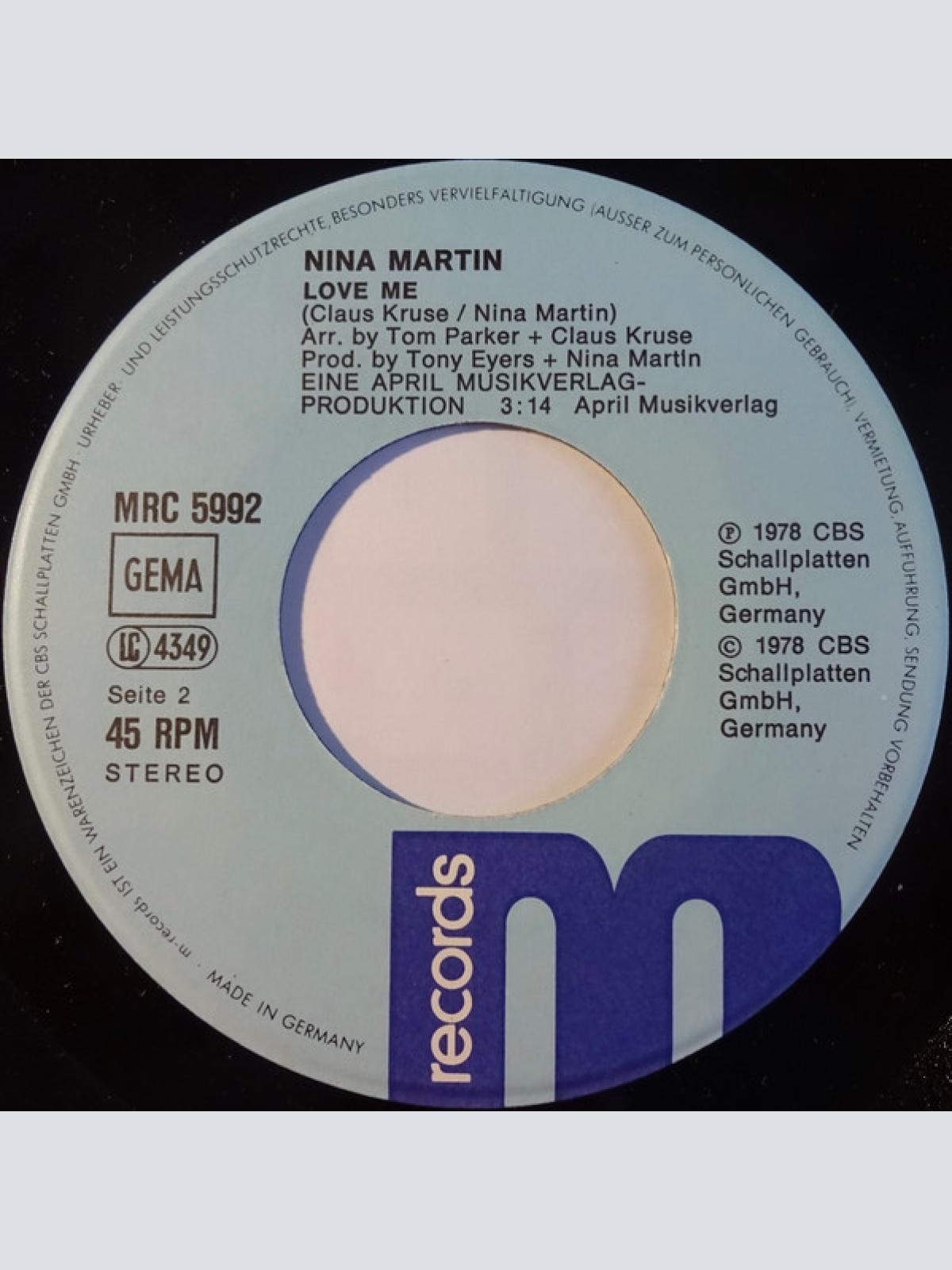 Vinyl / Nina Martin - Mr. Maybe