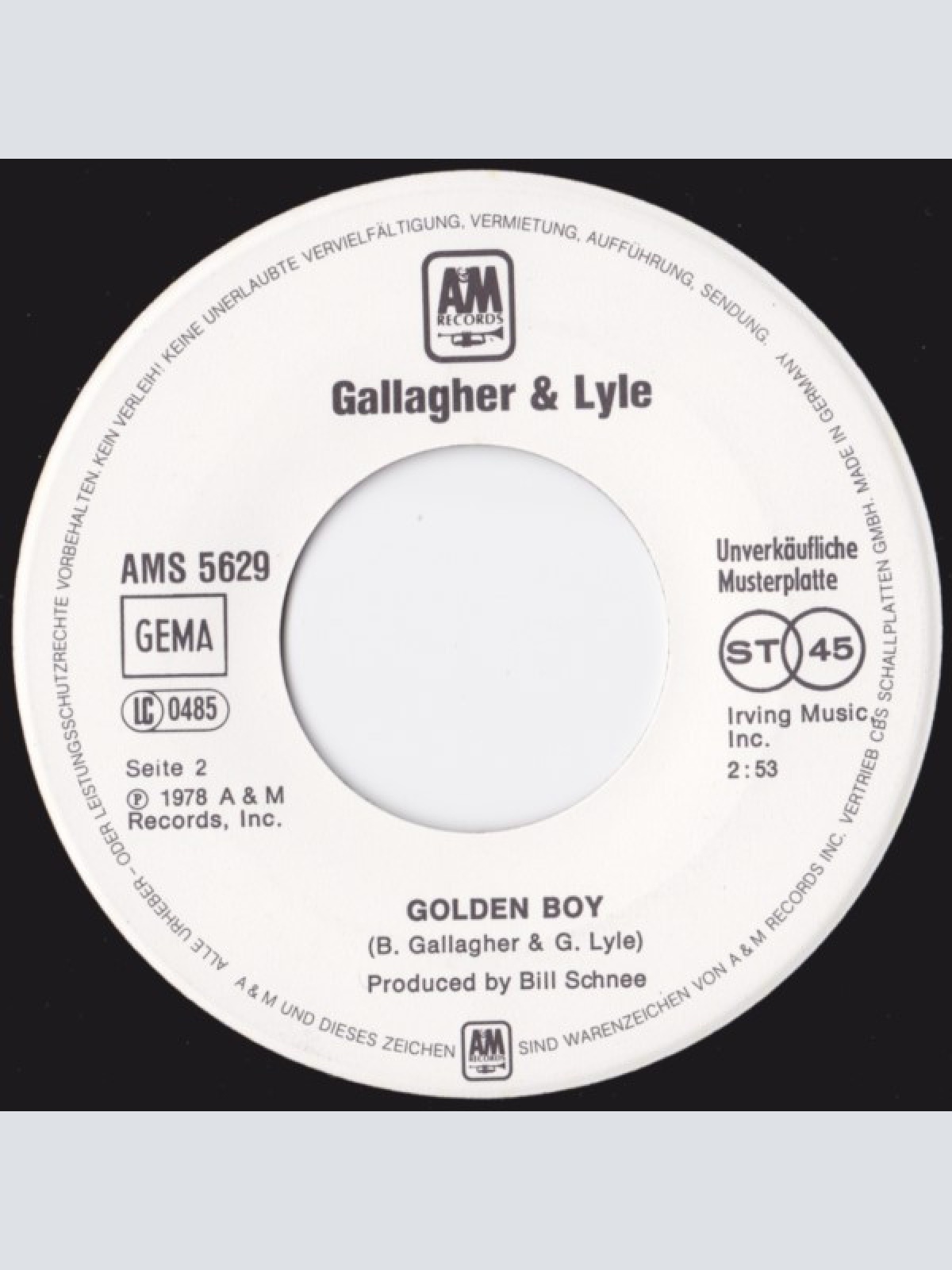 Vinyl / Gallagher & Lyle - Throw-Away Heart