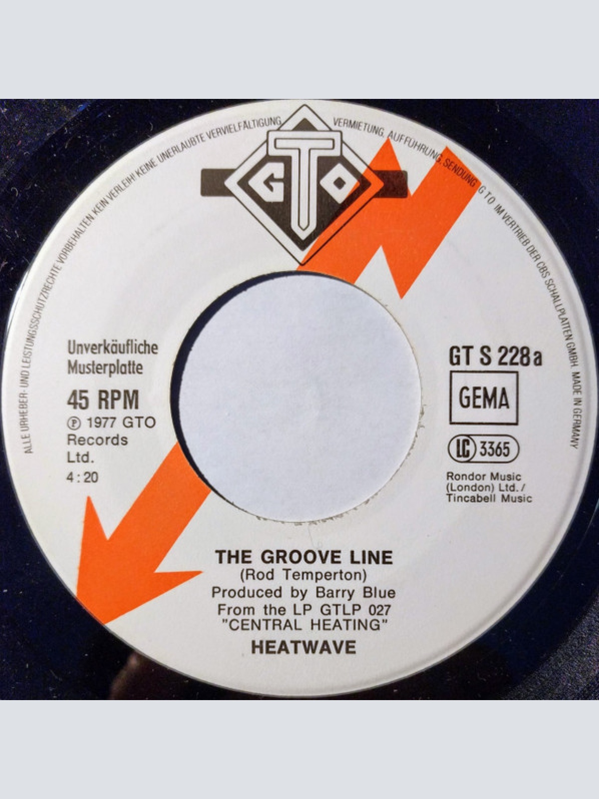 Vinyl / Heatwave - The Groove Line / Boogie Nights