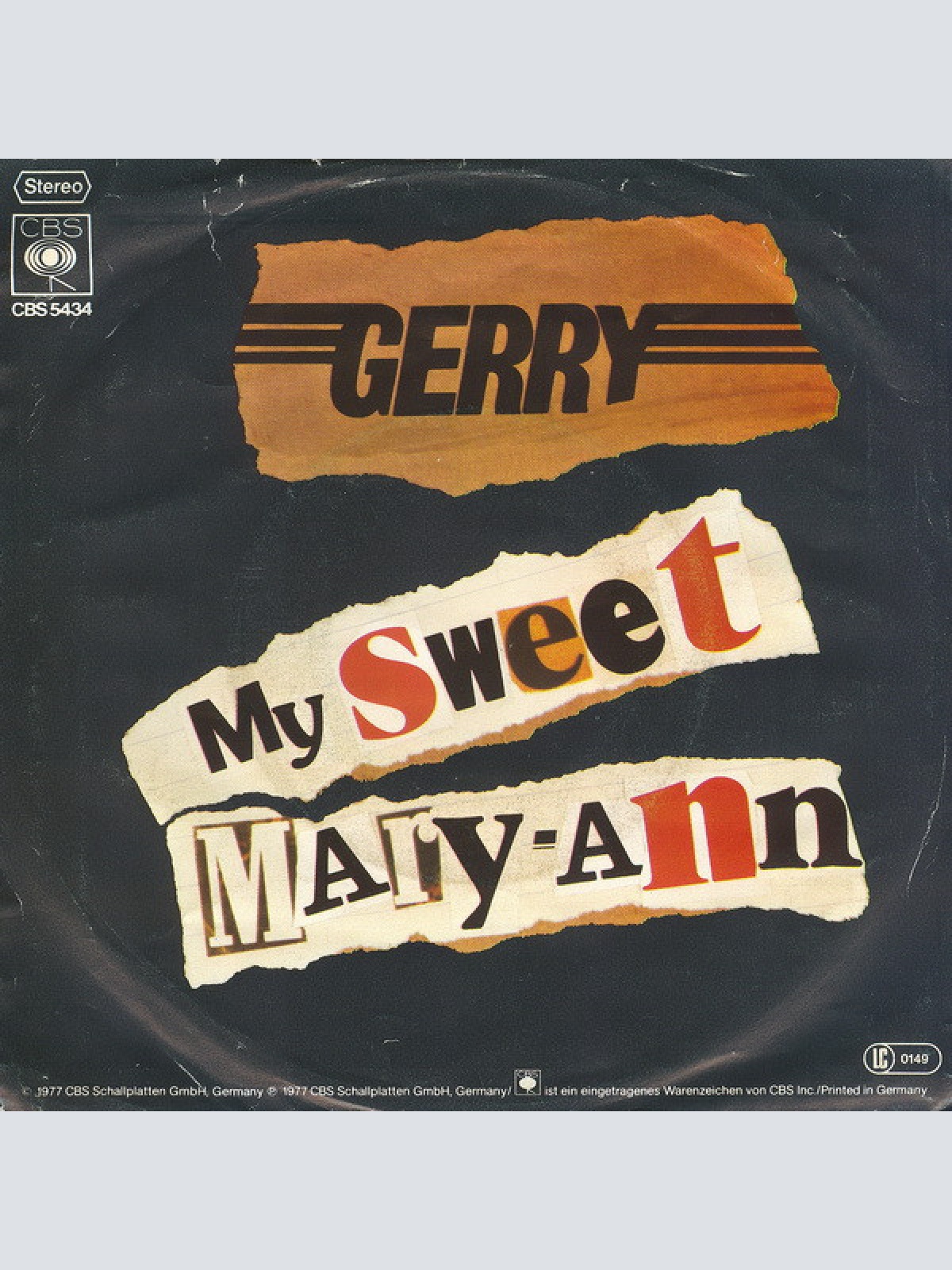 Vinyl / Gerry (7) - My Sweet Mary-Ann