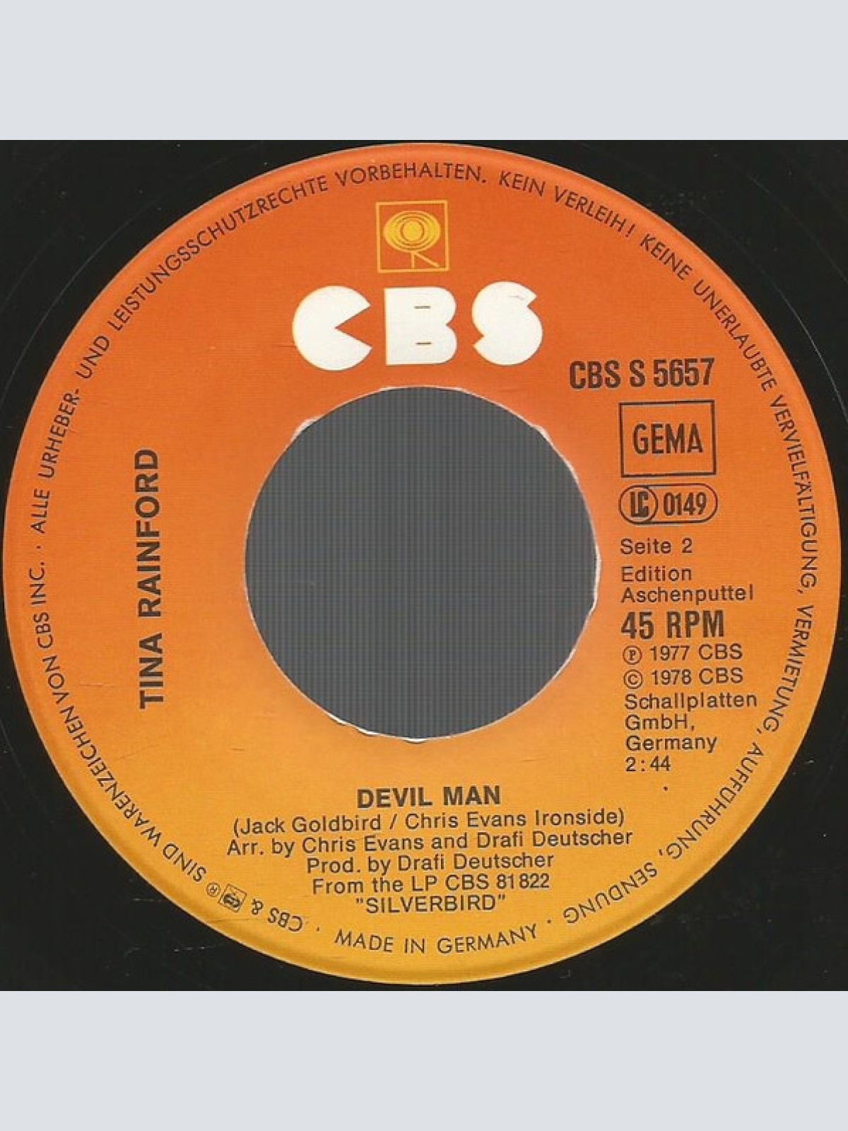 Vinyl / Tina Rainford - San Francisco Bay