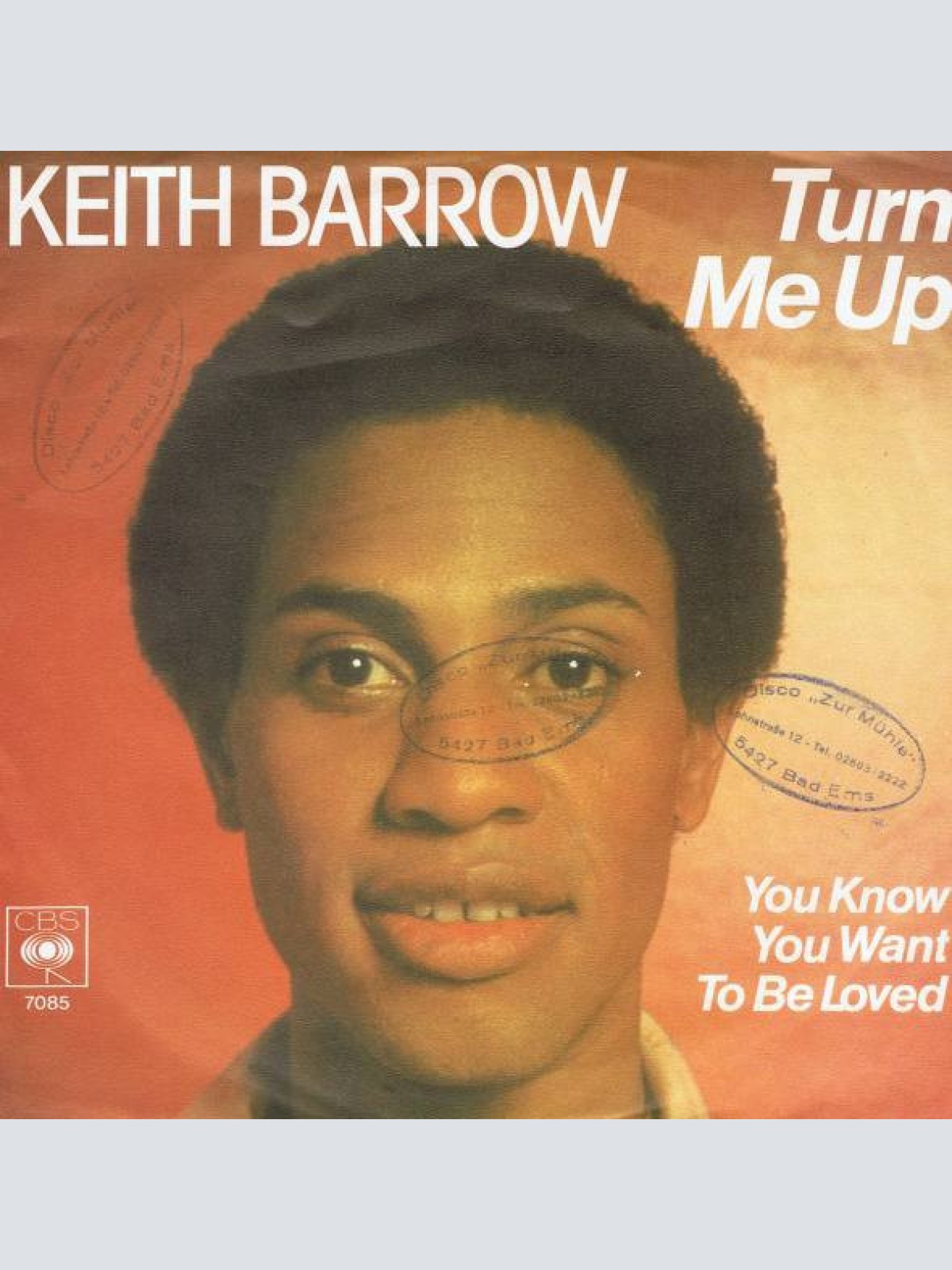 Vinyl / Keith Barrow - Turn Me Up