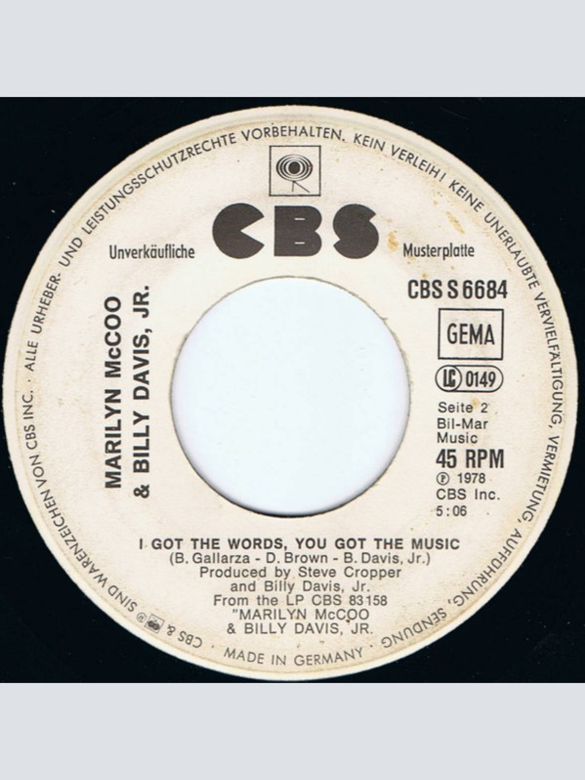 Vinyl / Marilyn McCoo & Billy Davis Jr. - Shine On Silver Moon