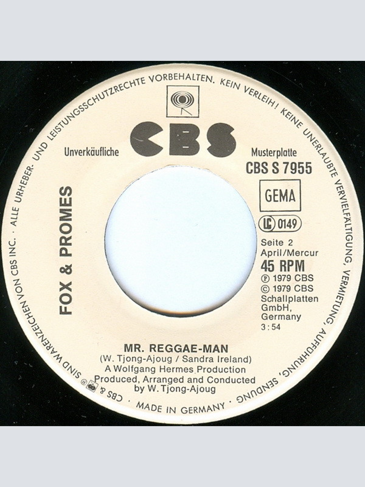 Vinyl / Fox & Promes - Robin Hood