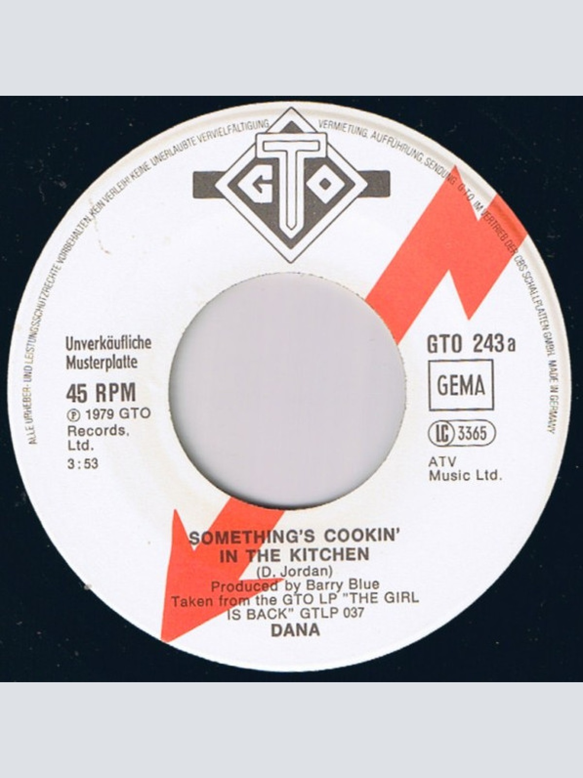 Vinyl / Dana (9) - Something's Cookin' In The Kitchen