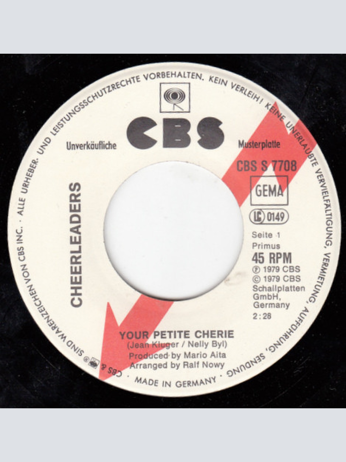 Vinyl / Cheerleaders (2) - Your Petite Cherie