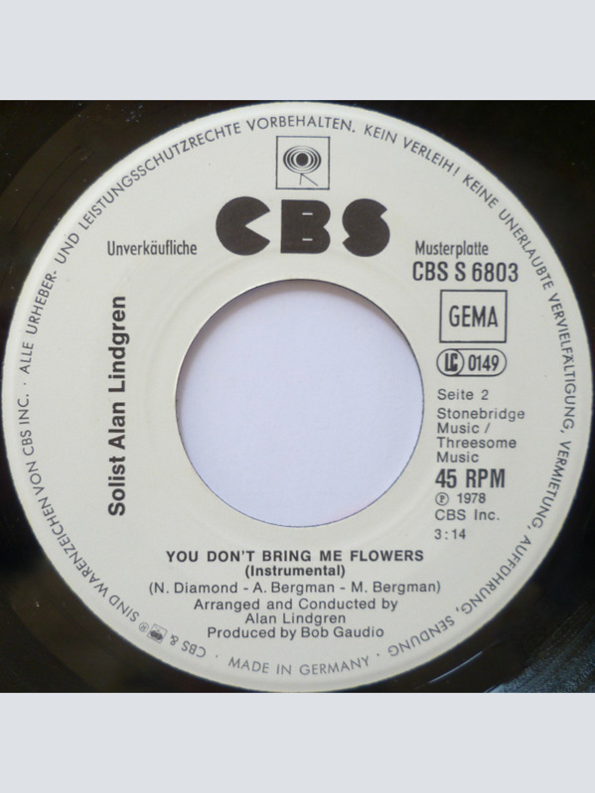 Vinyl / Barbra* & Neil* - You Don't Bring Me Flowers
