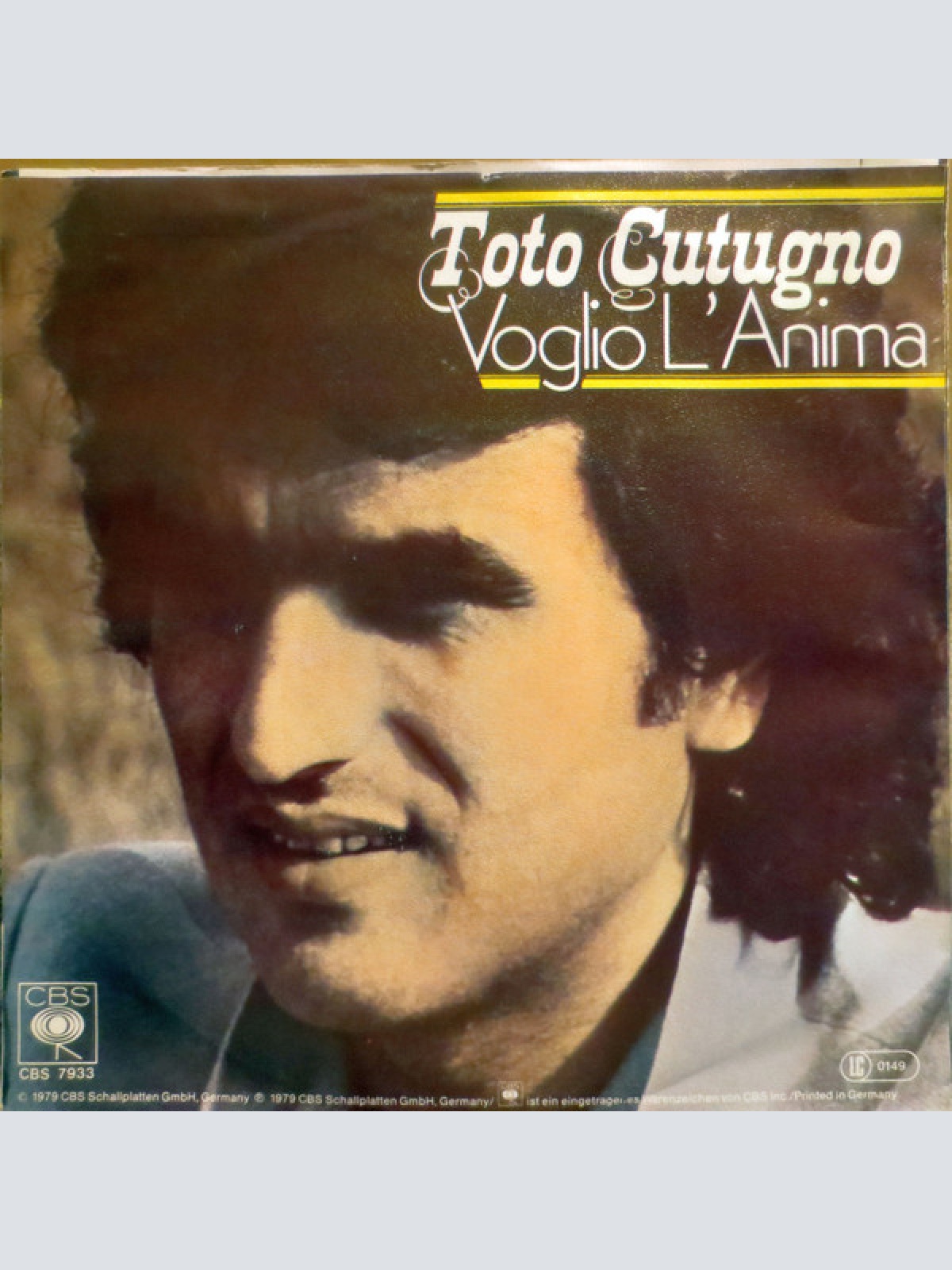 Vinyl / Toto Cutugno - Voglio L'Anima