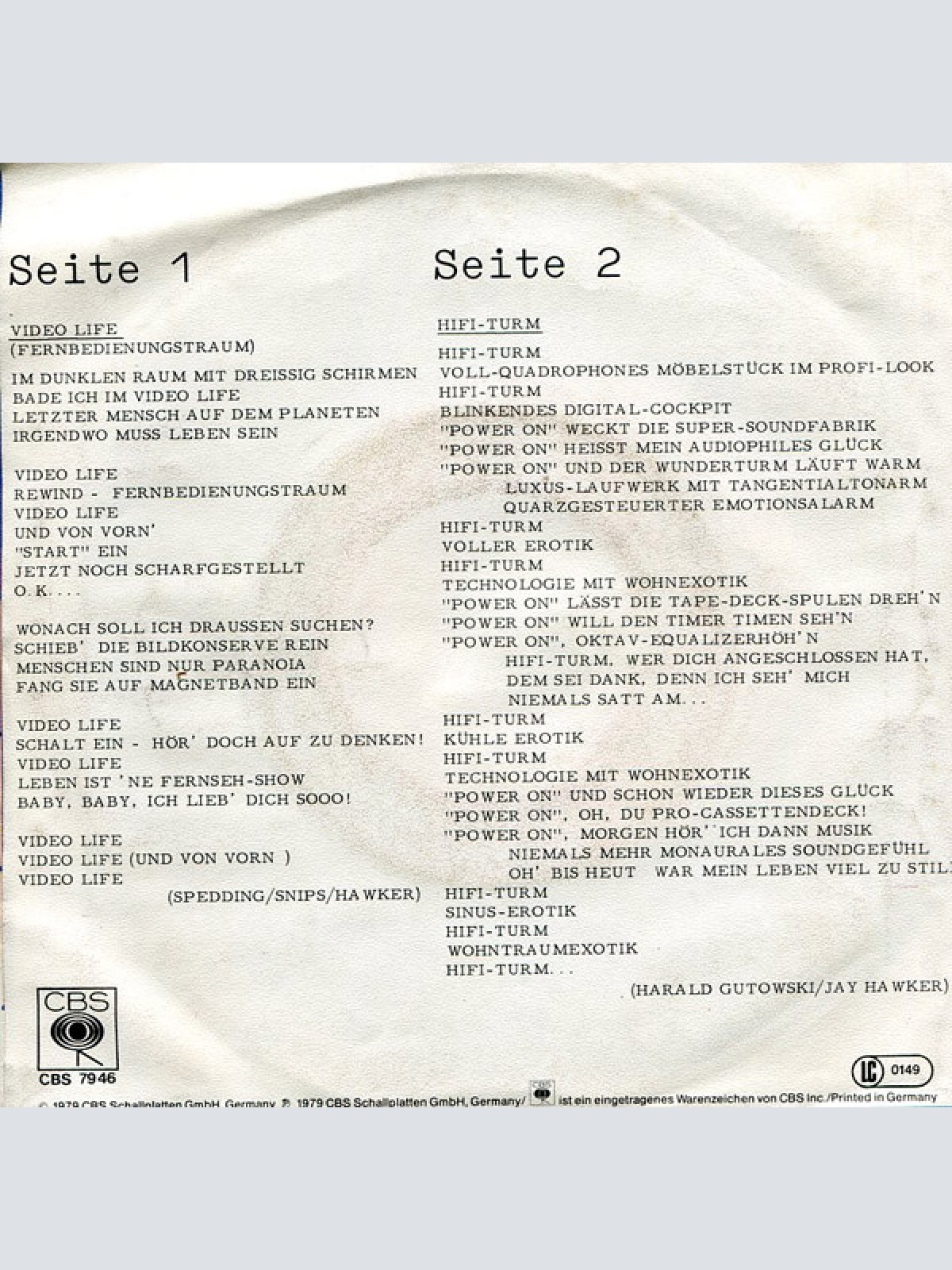 Vinyl / Clinic (7) - Video Life