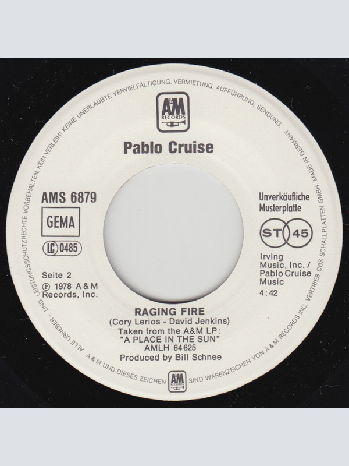 Vinyl / Pablo Cruise - I Go To Rio