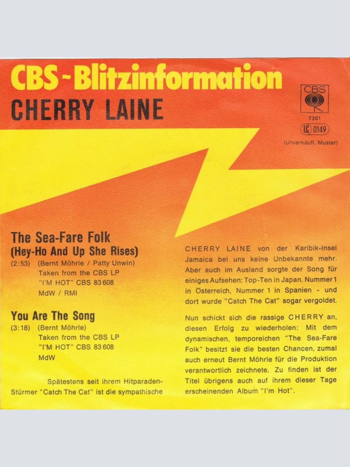 Vinyl / Cherry Laine - The Sea-Fare Folk (Hey-Ho And Up She Rises)
