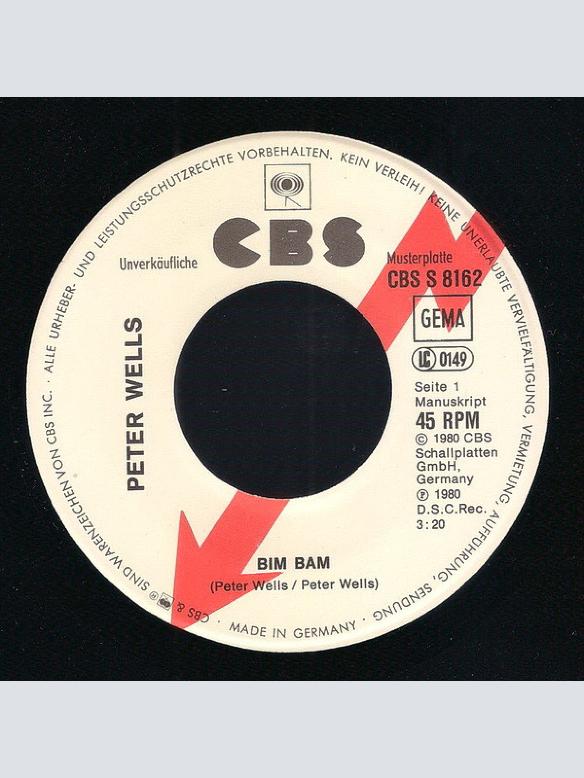 Vinyl / Peter Wells (4) - Bim Bam