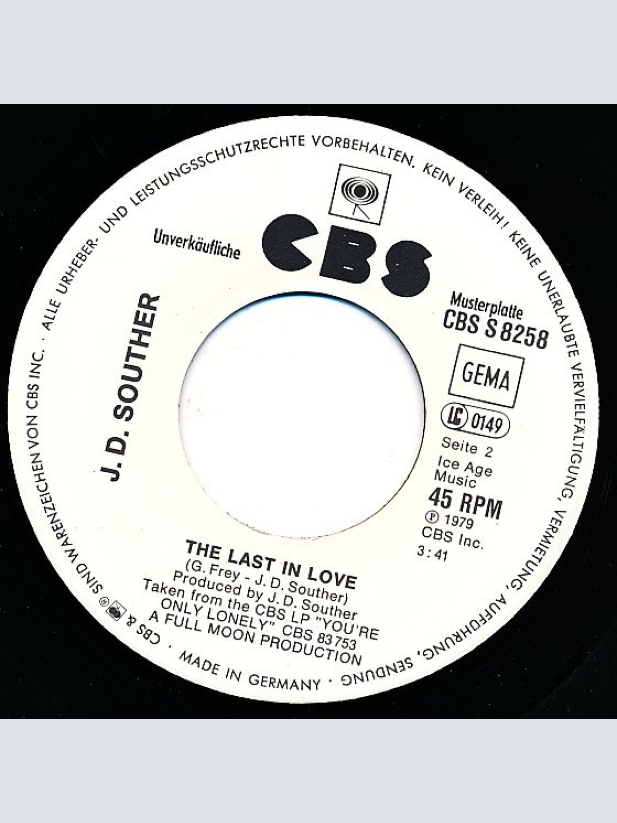 Vinyl / J. D. Souther* - If You Don't Want My Love