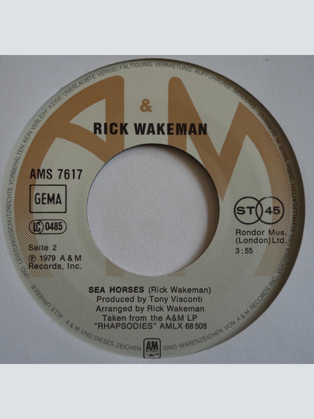 Vinyl / Rick Wakeman - Animal Showdown