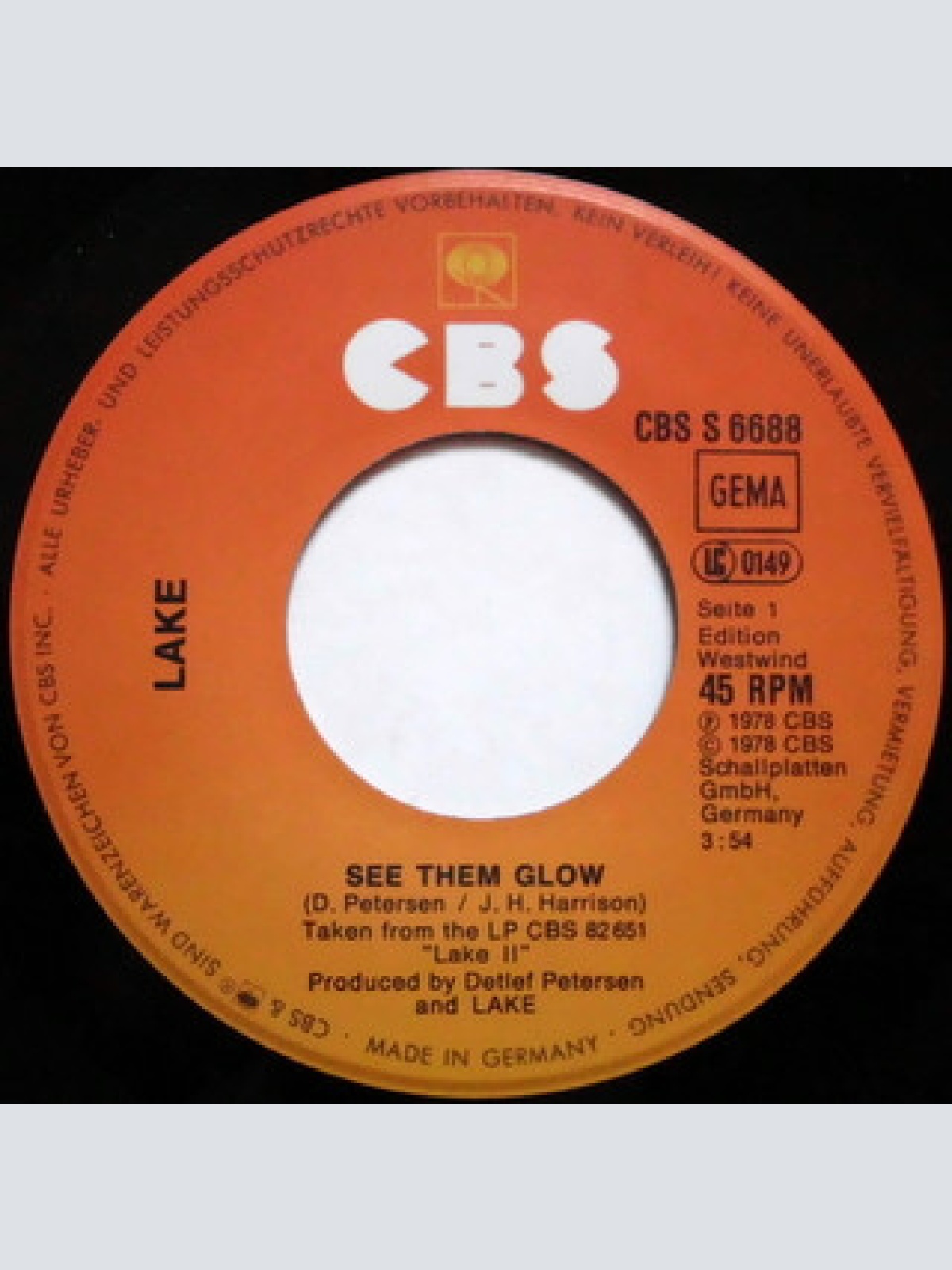 Vinyl / Lake (2) - See Them Glow