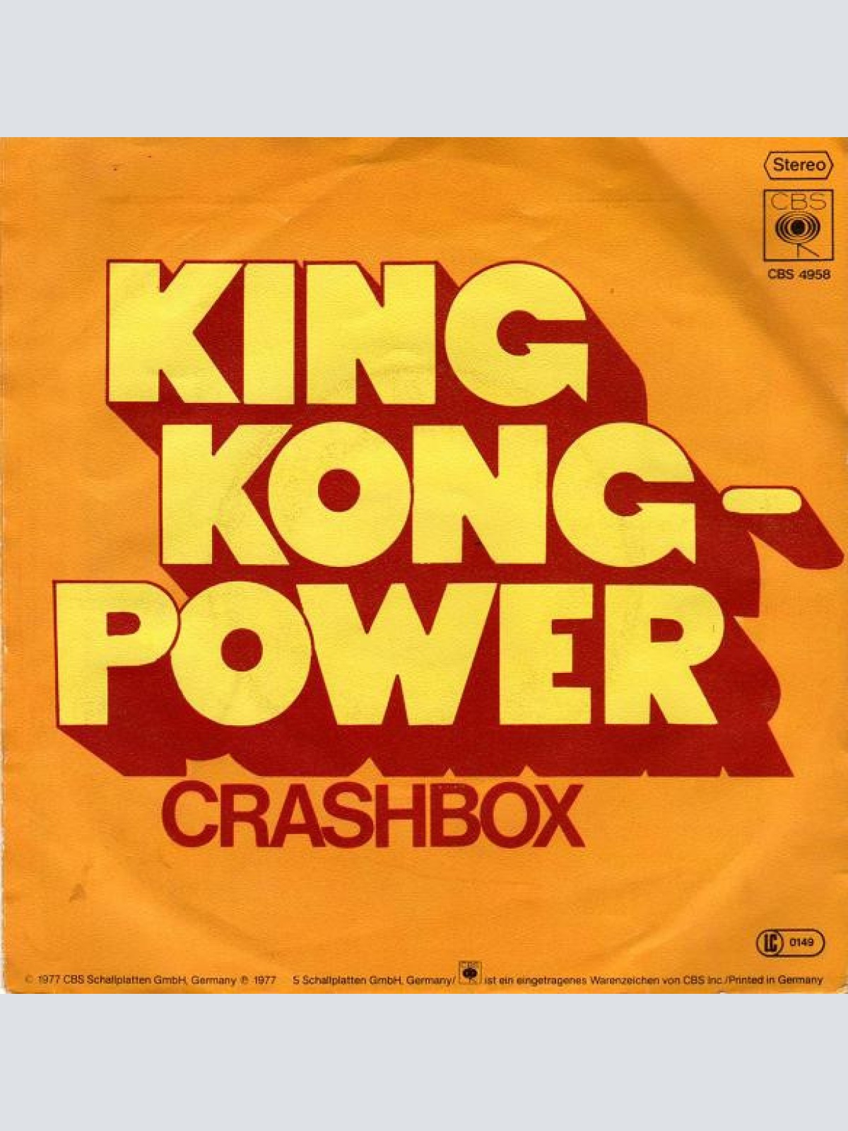 Vinyl / Crashbox - King Kong-Power