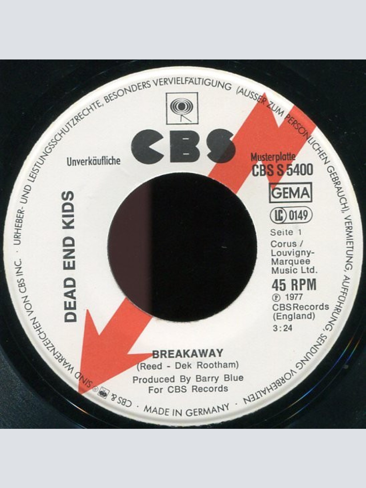 Vinyl / Dead End Kids - Breakaway