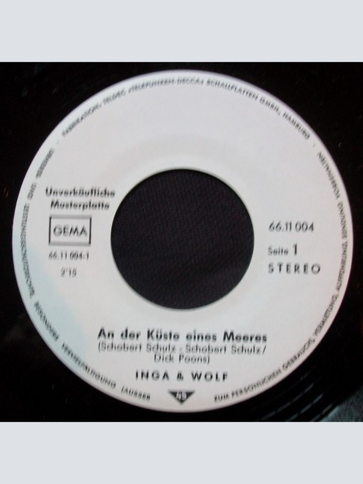 Vinyl / Inga & Wolf - An Der Küste Eines Meeres / Elternativen