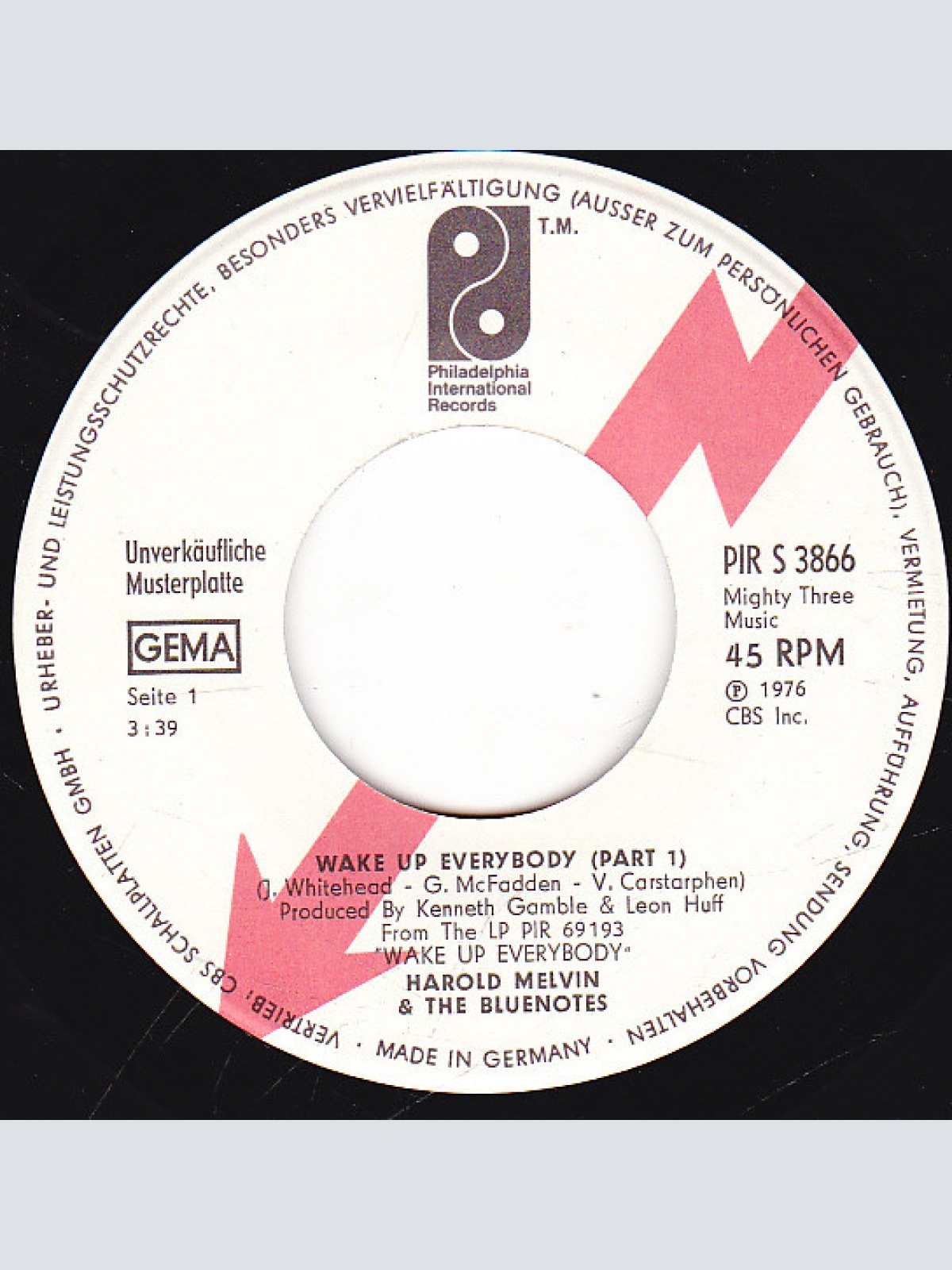 Vinyl / Harold Melvin & The Blue Notes* - Wake Up Everybody