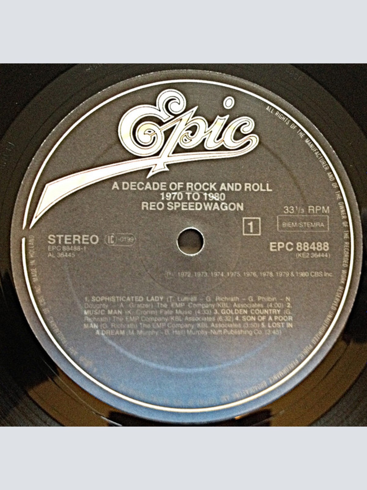 Vinyl / REO Speedwagon - A Decade Of Rock And Roll 1970 To 1980