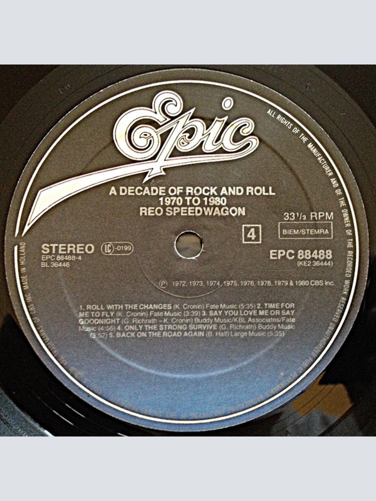 Vinyl / REO Speedwagon - A Decade Of Rock And Roll 1970 To 1980