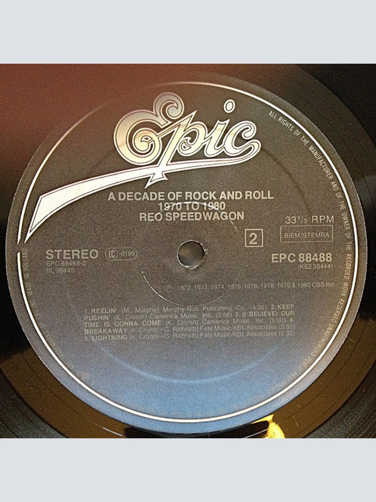 Vinyl / REO Speedwagon - A Decade Of Rock And Roll 1970 To 1980