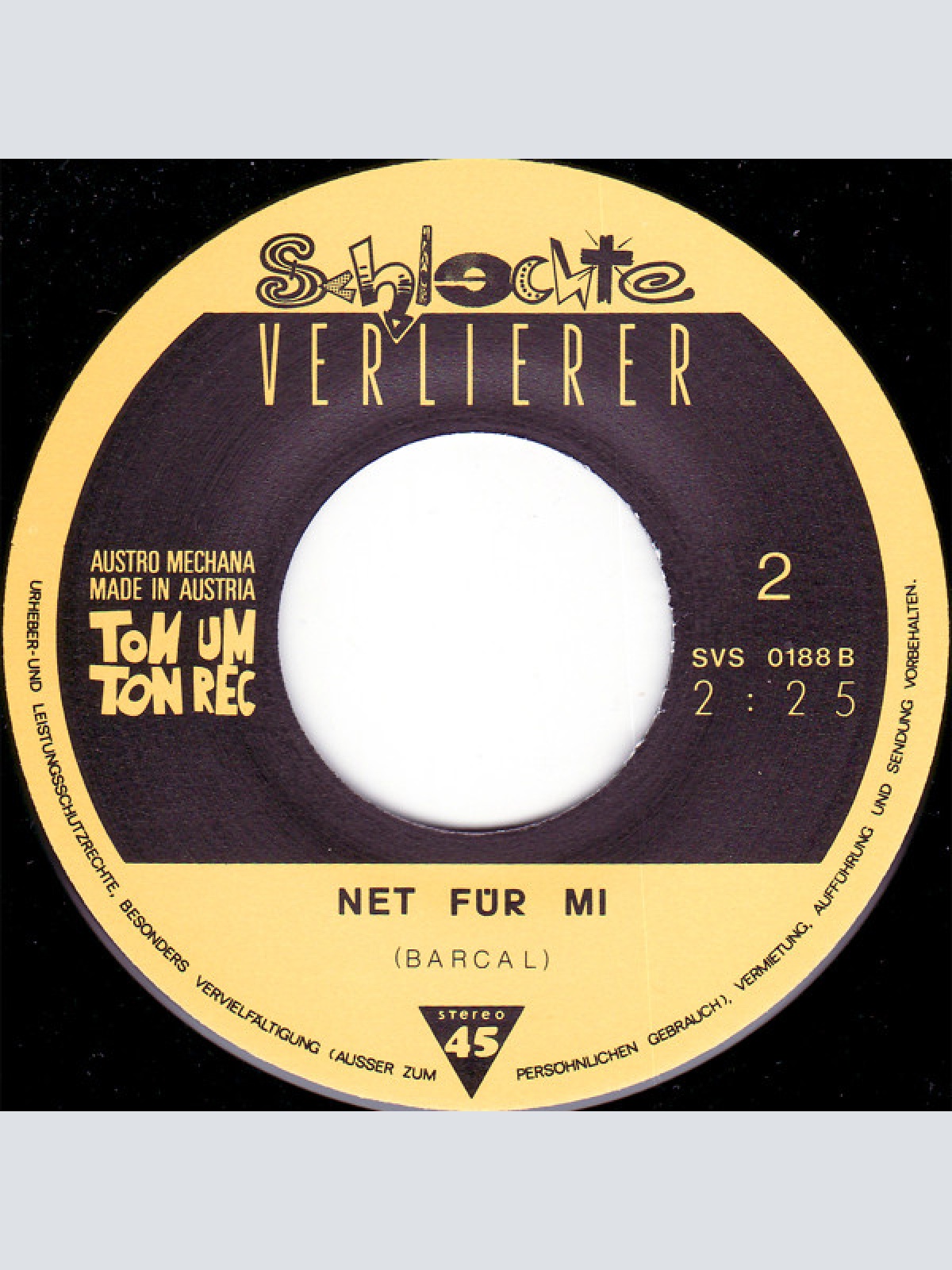 Vinyl / Schlechte Verlierer - Bis Zum End' Vom Sturm