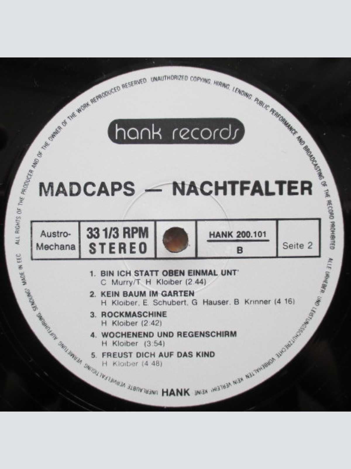 Vinyl / Madcaps* - Nachtfalter