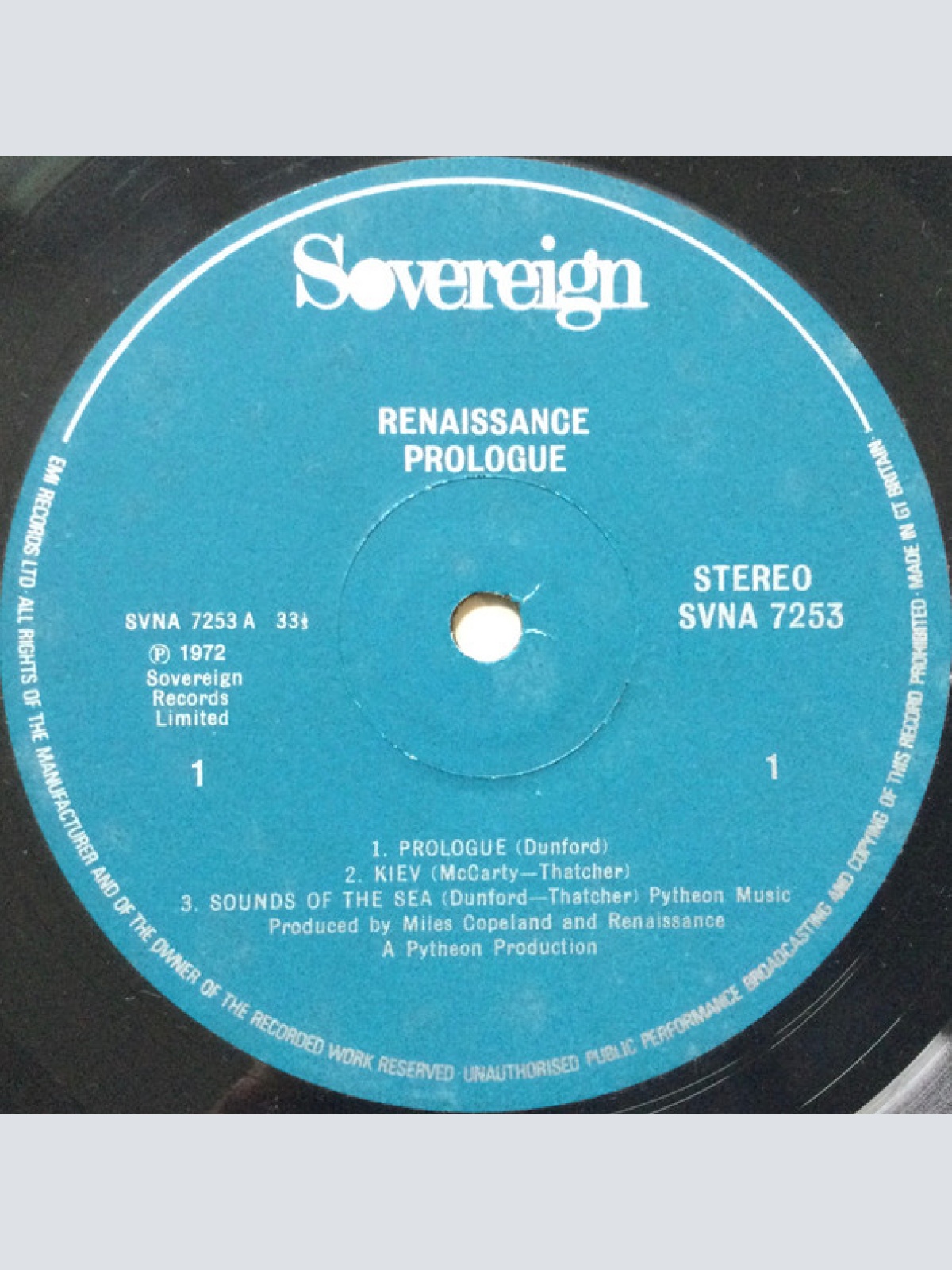 Vinyl / Renaissance (4) - Prologue