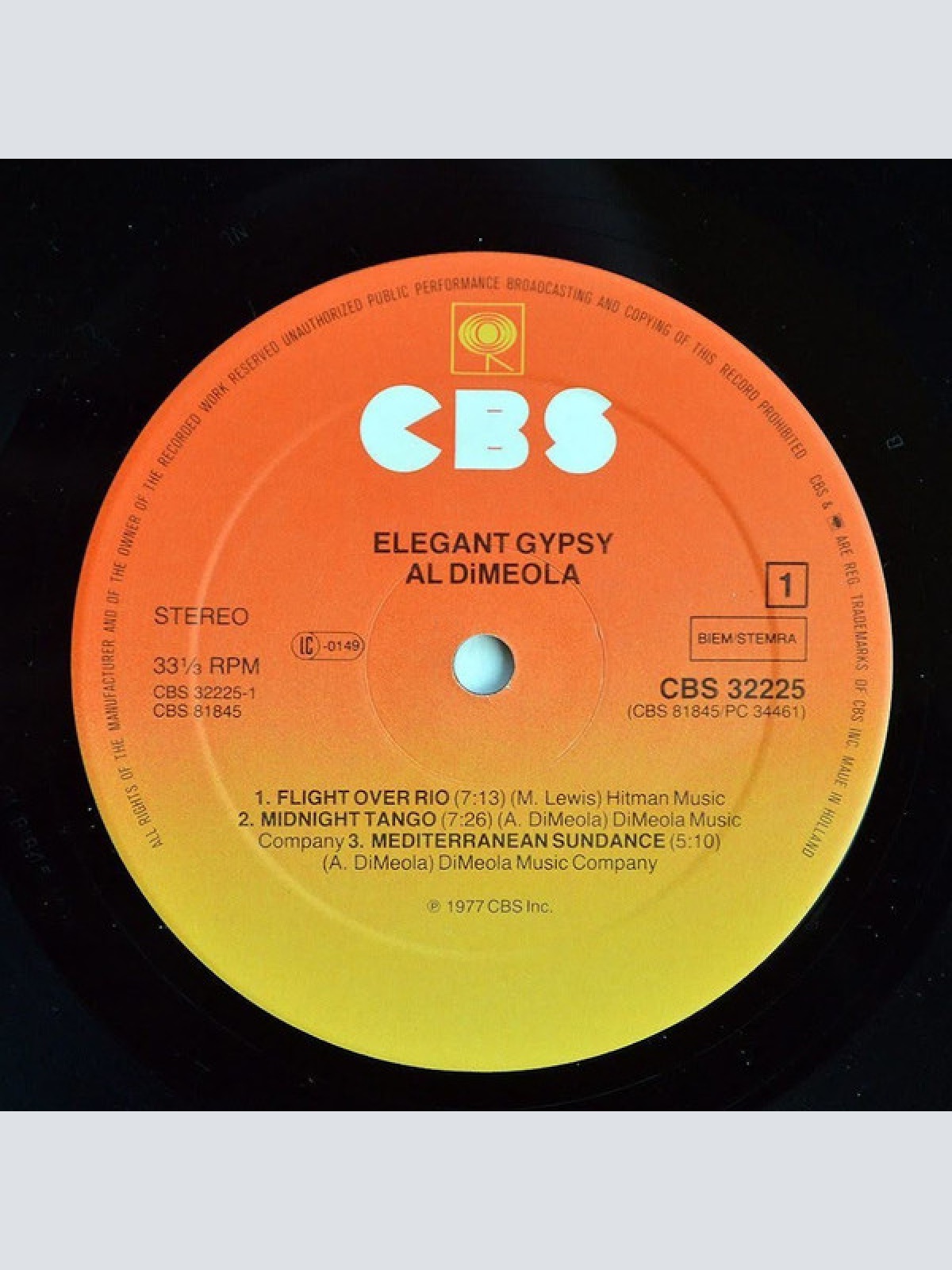 Vinyl / Al Di Meola - Elegant Gypsy