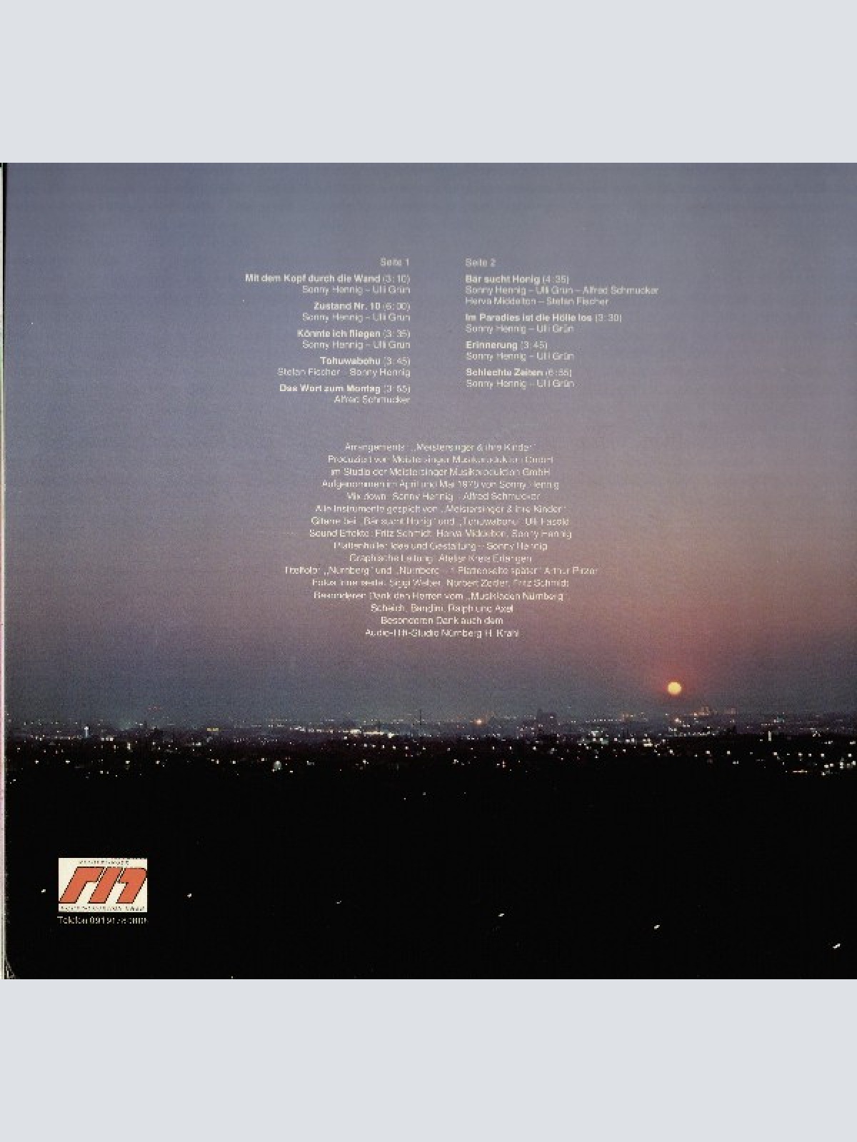 Vinyl / Meistersinger & Ihre Kinder - Meistersinger & Ihre Kinder