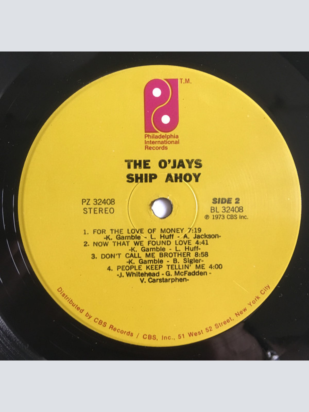 Vinyl / The O'Jays - Ship Ahoy