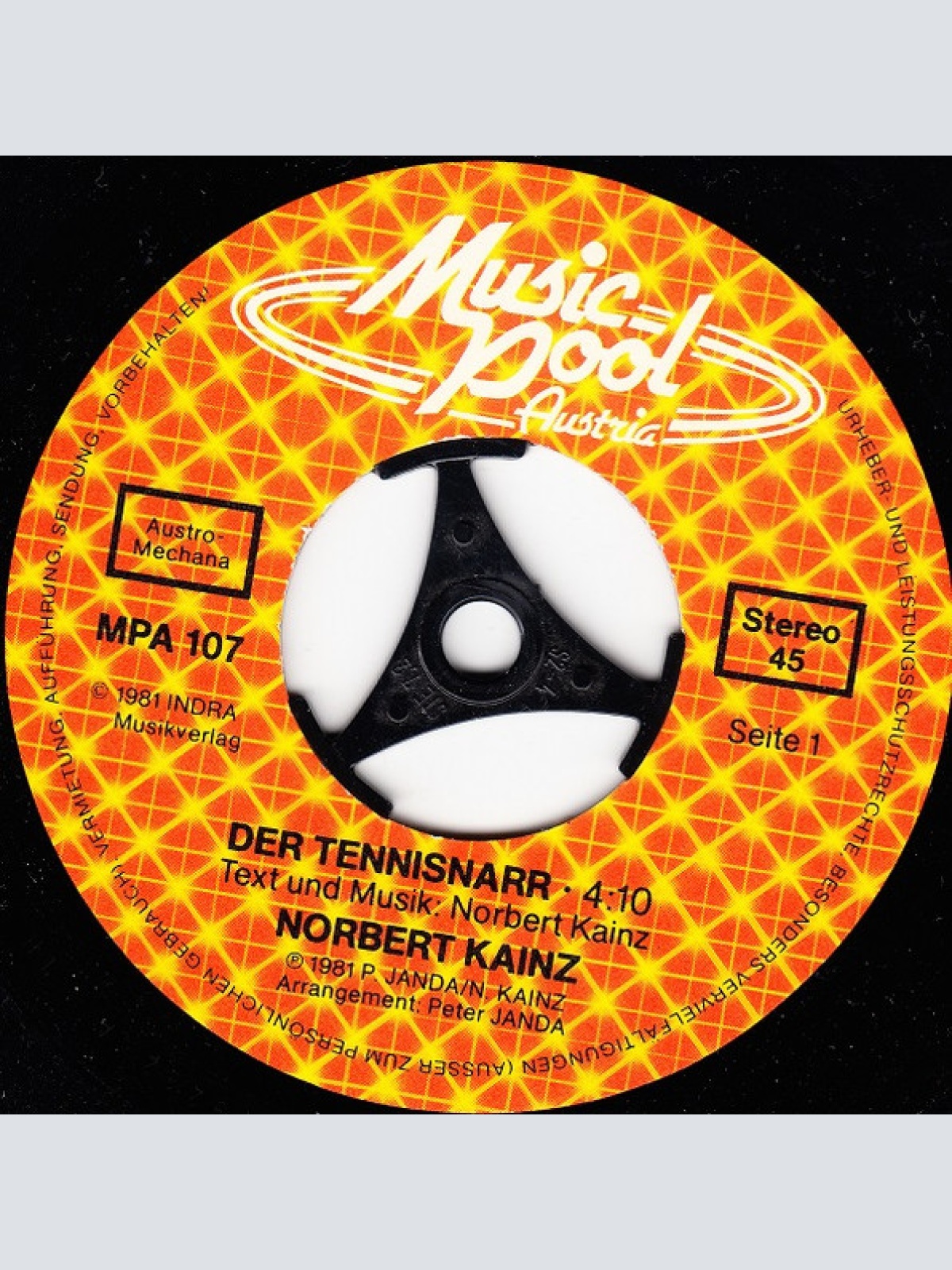 Vinyl / Norbert Kainz - Der Tennisnarr