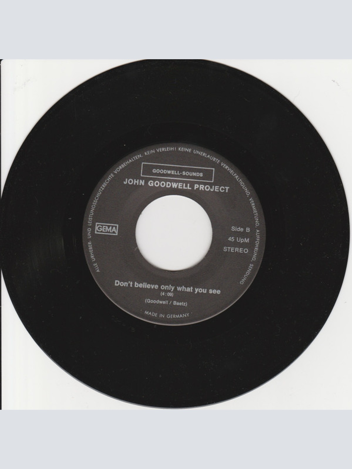 Vinyl / John Goodwell Project - Reincarnation