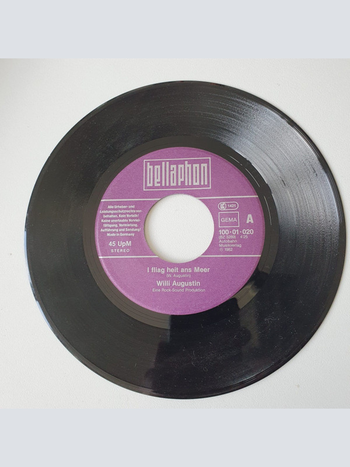 Vinyl / Willi Augustin - I Fliag Heit Ans Meer