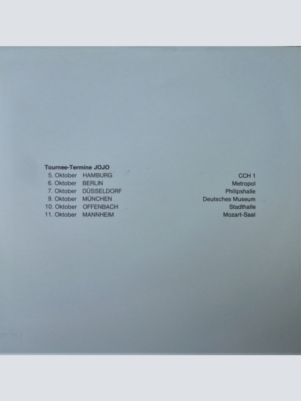 Vinyl / Jojo (5) - Woman's Touch