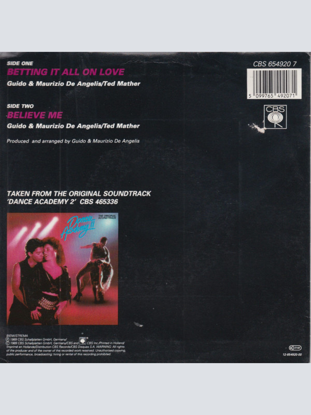 Vinyl / Sally Stewart - Betting It All On Love